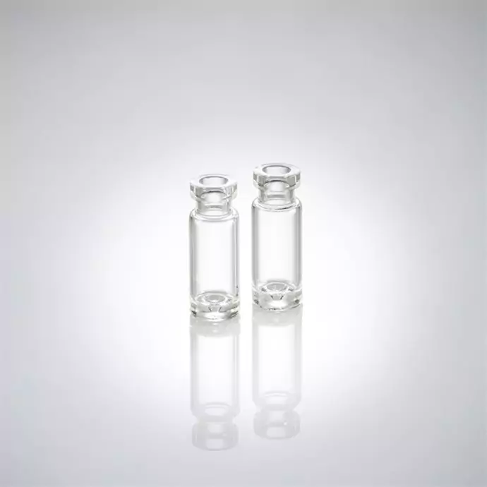 1.1ml Clear Crimp Top Maximum Recovery Vial without Label